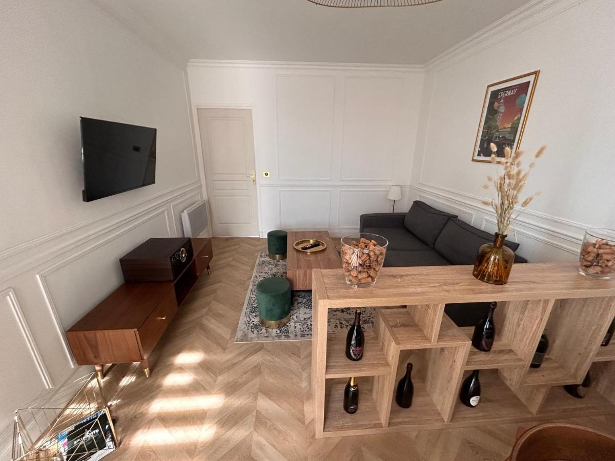 Apartament Bulle De Champagne : Petit Cocon En Plein Centre Épernay Zewnętrze zdjęcie
